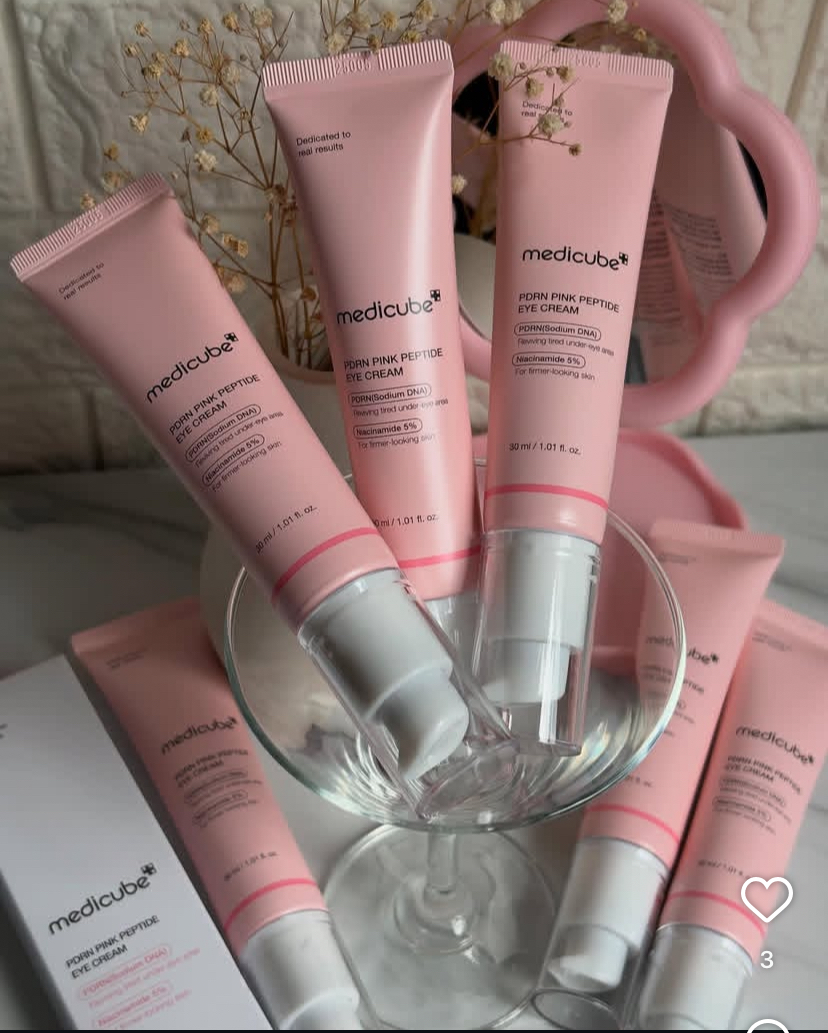 دور چشم پپتاید صورتی  مدی کیوب